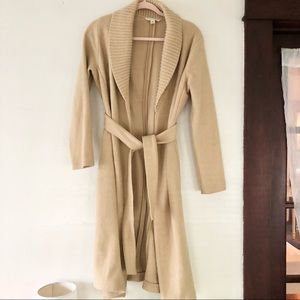 Banana Republic Wool Duster Coat Sweater Wrap